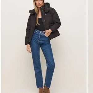 Reformation Cynthia High Rise Straight Leg Jeans